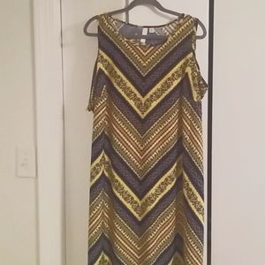 Cold shoulder dress